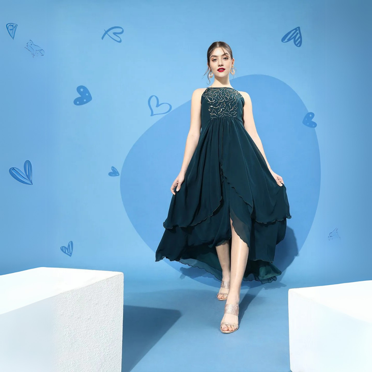 3 Stunning Party Dresses in One Exclusive Combo | Party Perfect | PD-04