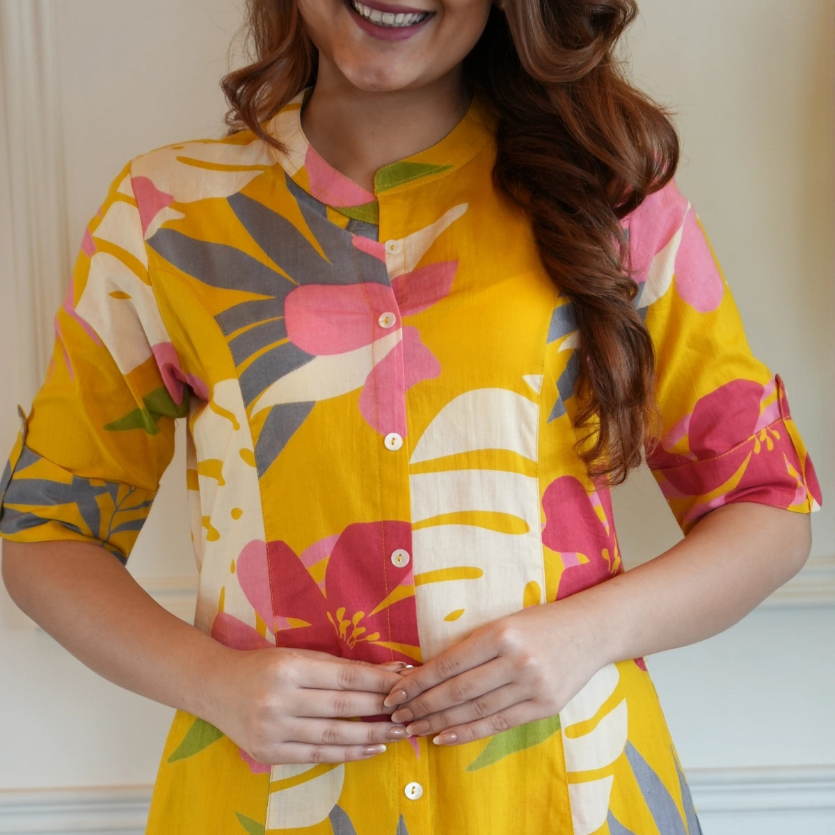 3 Combo Soft Cotton Kurta with Stylish Printed Pants Set For Daily Wear | KSP-09