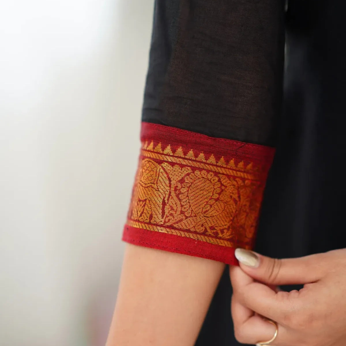 Vibrant Pack of 3 Silk Blend Suit Sets with Dupatta – Magenta, Navy Blue & Black | Sizes XS–3XL | SS-10