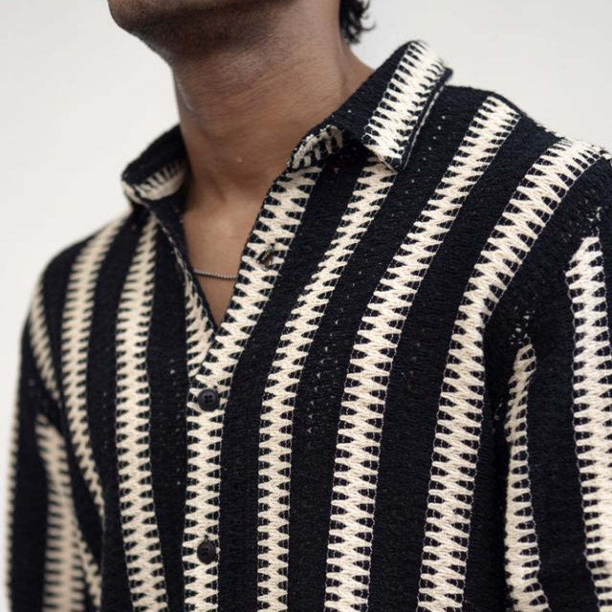 2-Pack Men’s Crochet Shirts | Lightweight and Trendy | CR-02