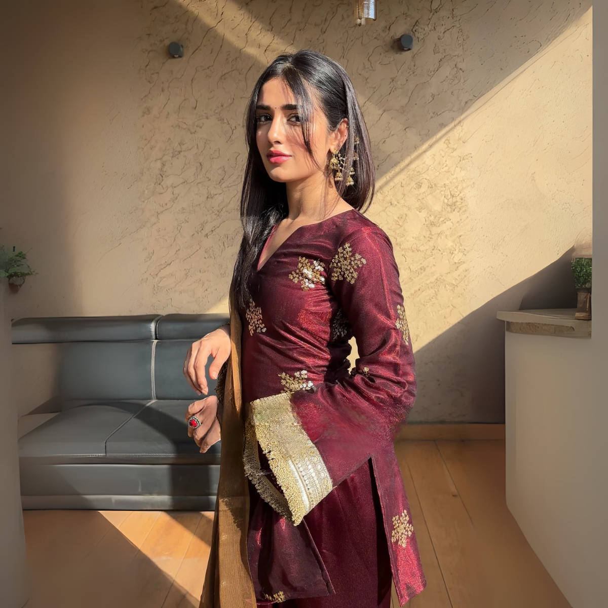 Embrace Elegance with Our 3-Piece Adjustable Kurti, Pant & Dupatta Set | PACK OF 3 | AK-02