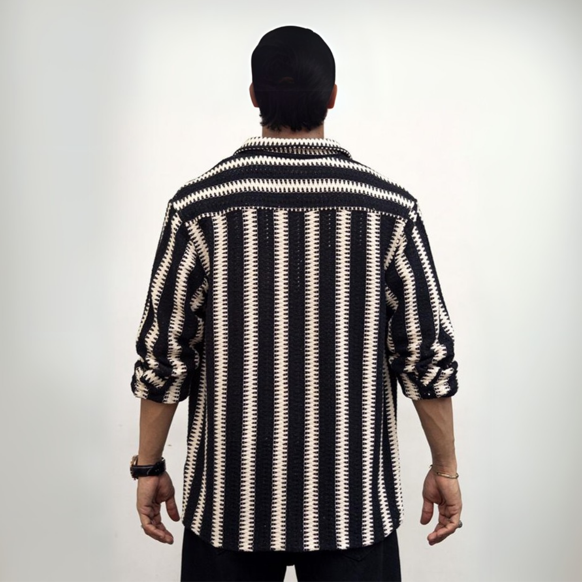 2-Pack Men’s Crochet Shirts | Lightweight and Trendy | CR-08