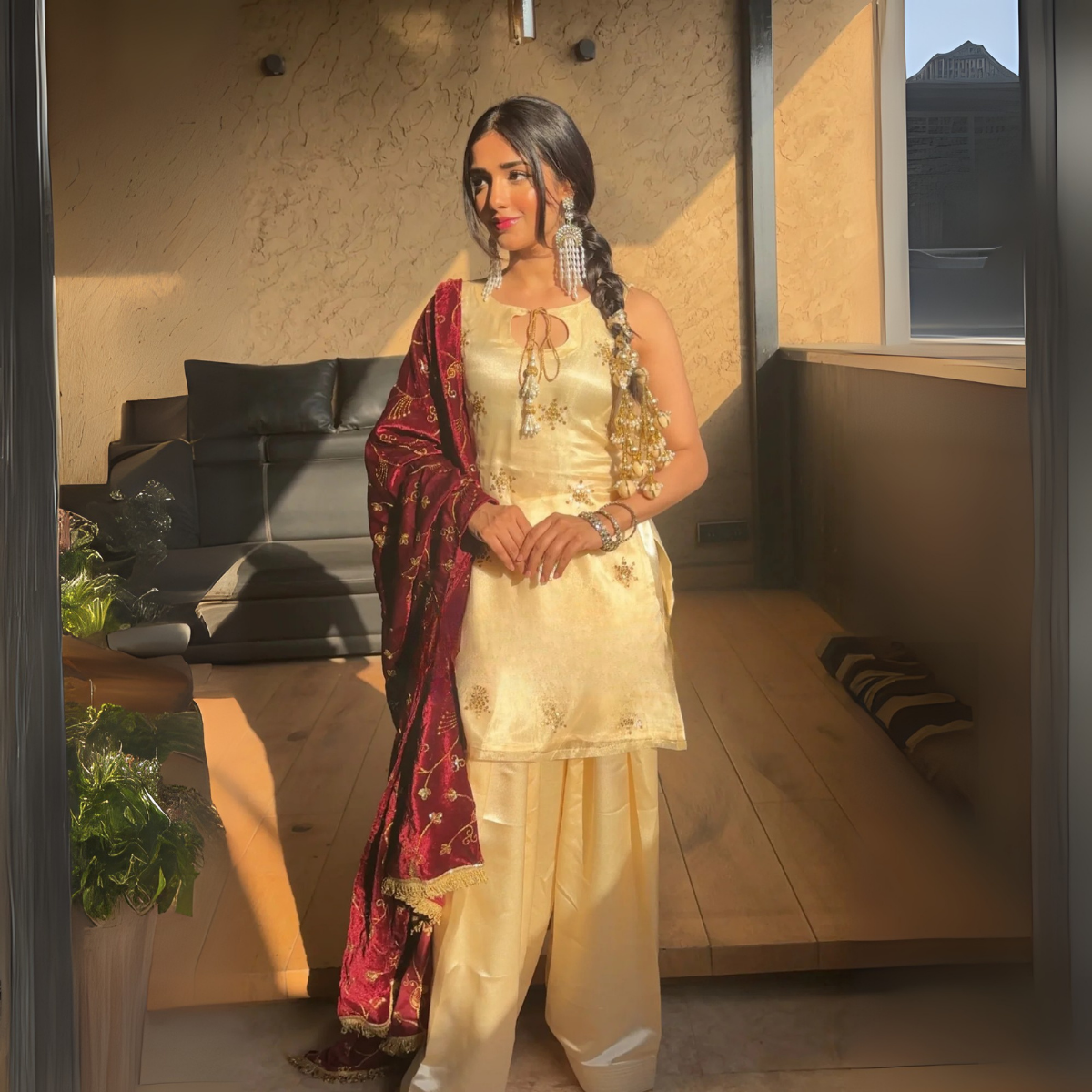 Embrace Elegance with Our 3-Piece Adjustable Kurti, Pant & Dupatta Set | PACK OF 3 | AK-02