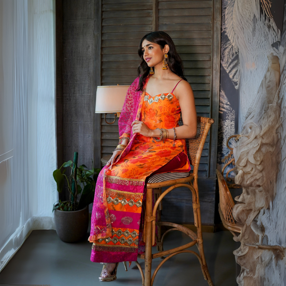 Embrace Elegance with Our 3-Piece Adjustable Kurti, Pant & Dupatta Set | PACK OF 3 | AK-03