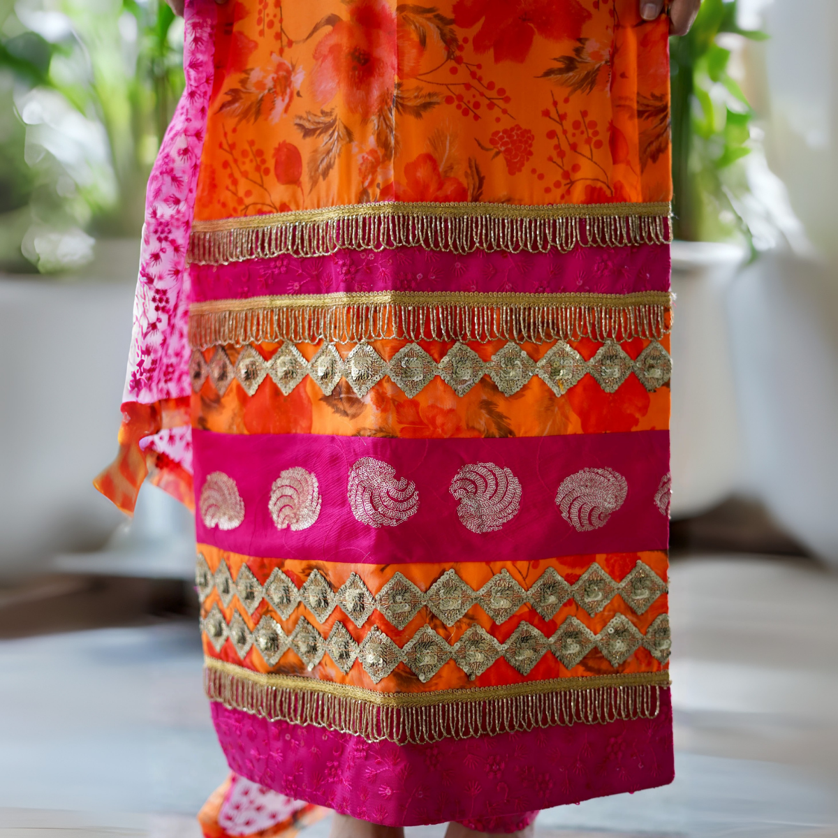 Embrace Elegance with Our 3-Piece Adjustable Kurti, Pant & Dupatta Set | PACK OF 3 | AK-04