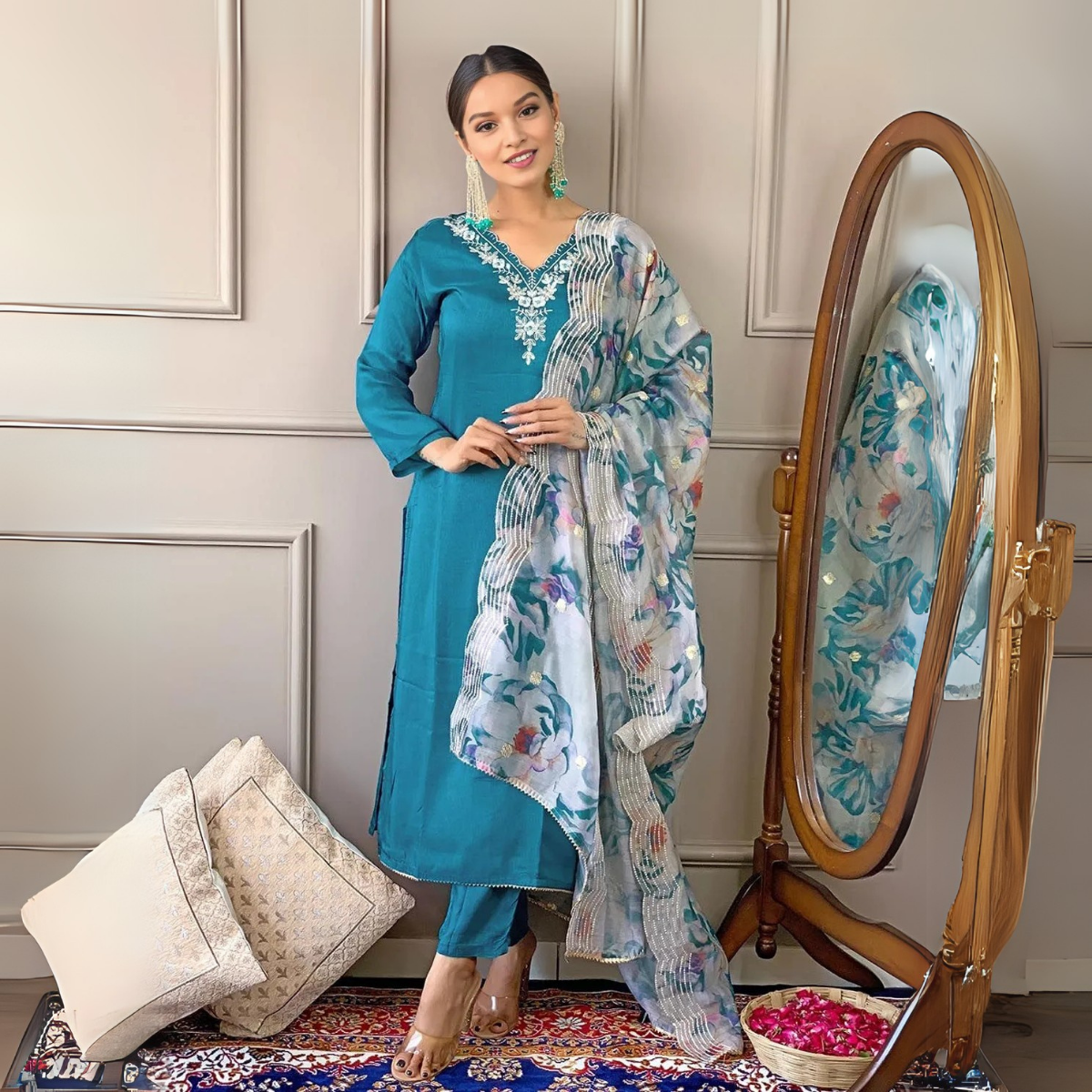 3 Combo Pack | Women’s Suit Set with Dupatta | S-02