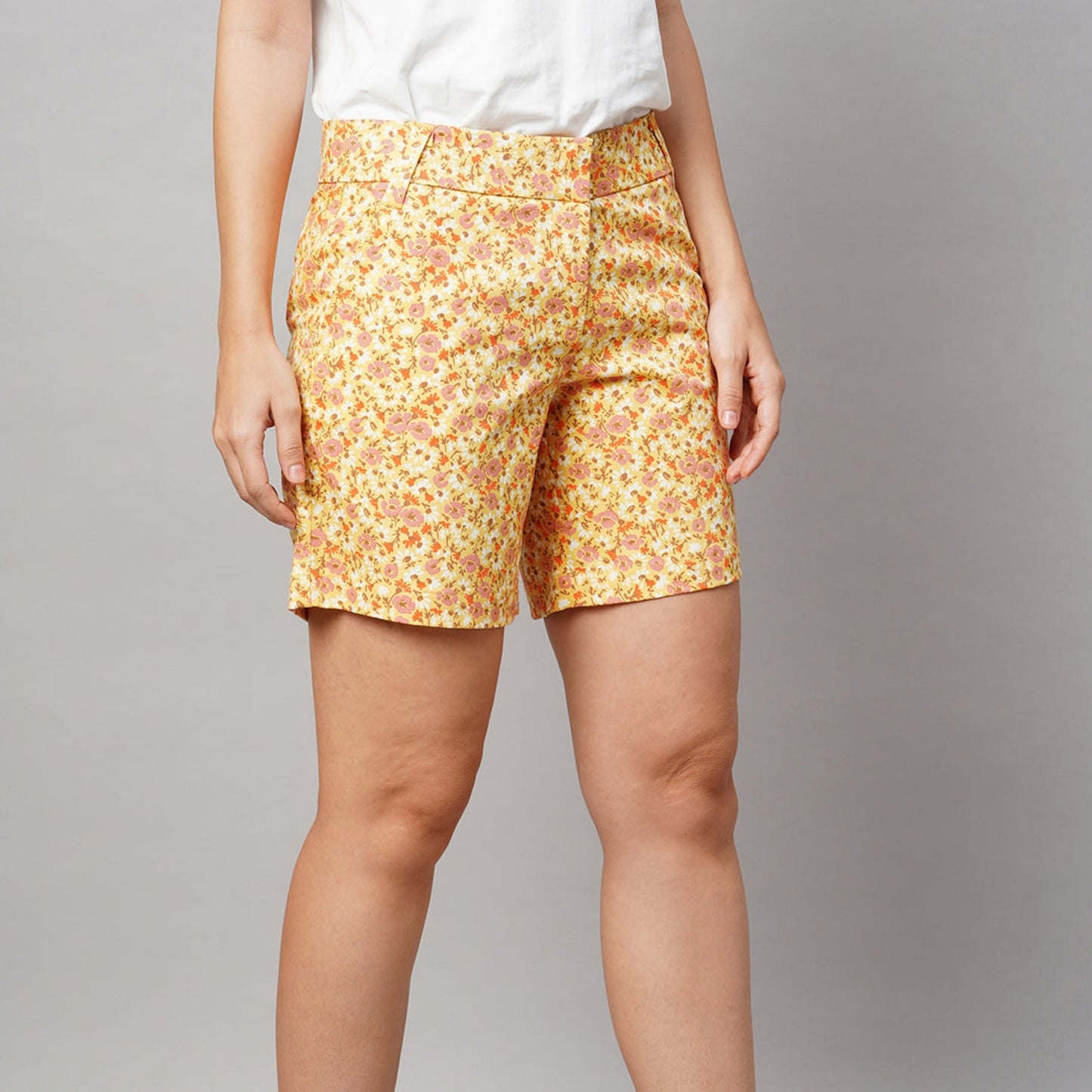 Pack Of 4 | Modern Llifestyles Regular Fit Cotton Shorts for Women | C-093