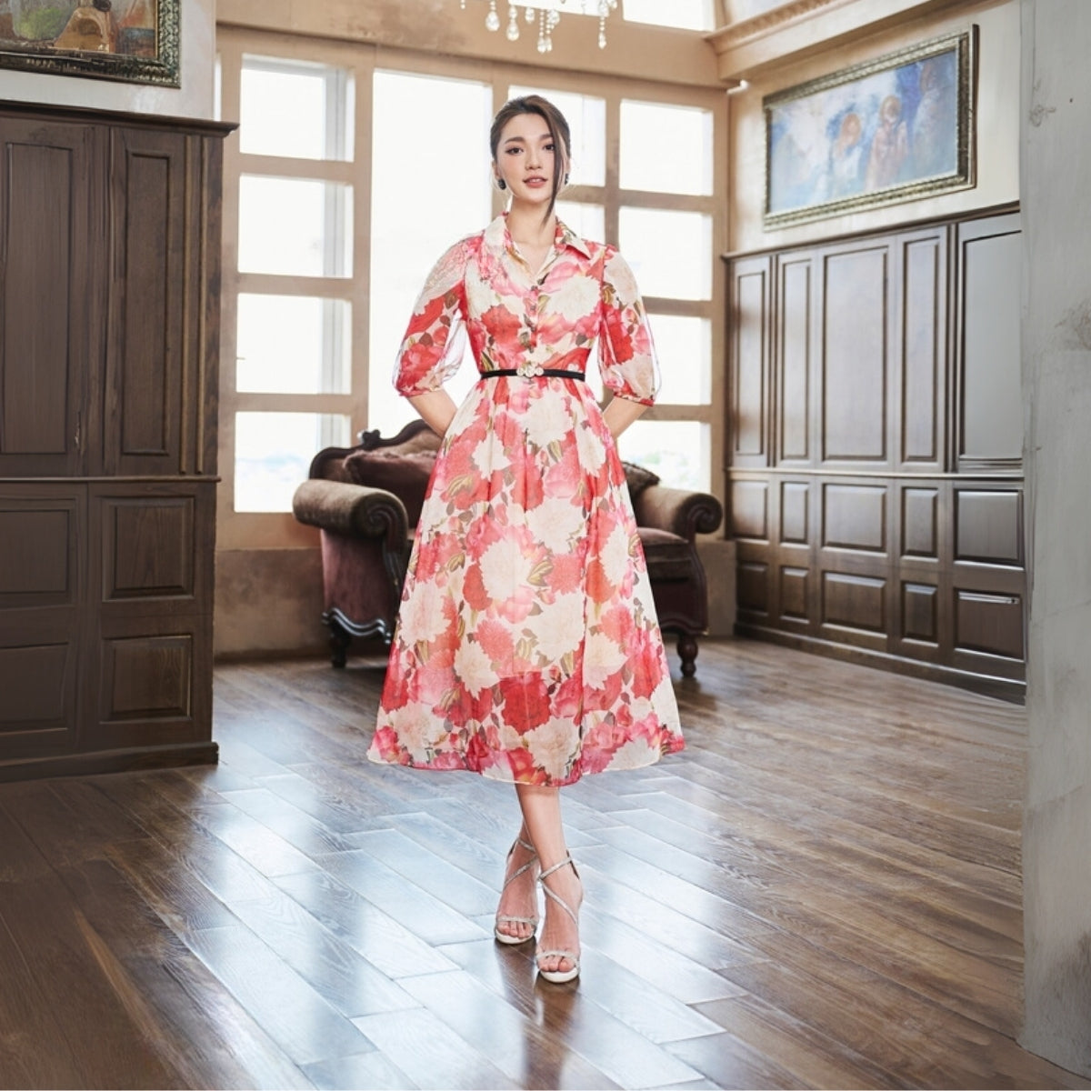 Pack of 3 Fashionable High-Low Hem Western Dress for Evening Celebrations | WD -05