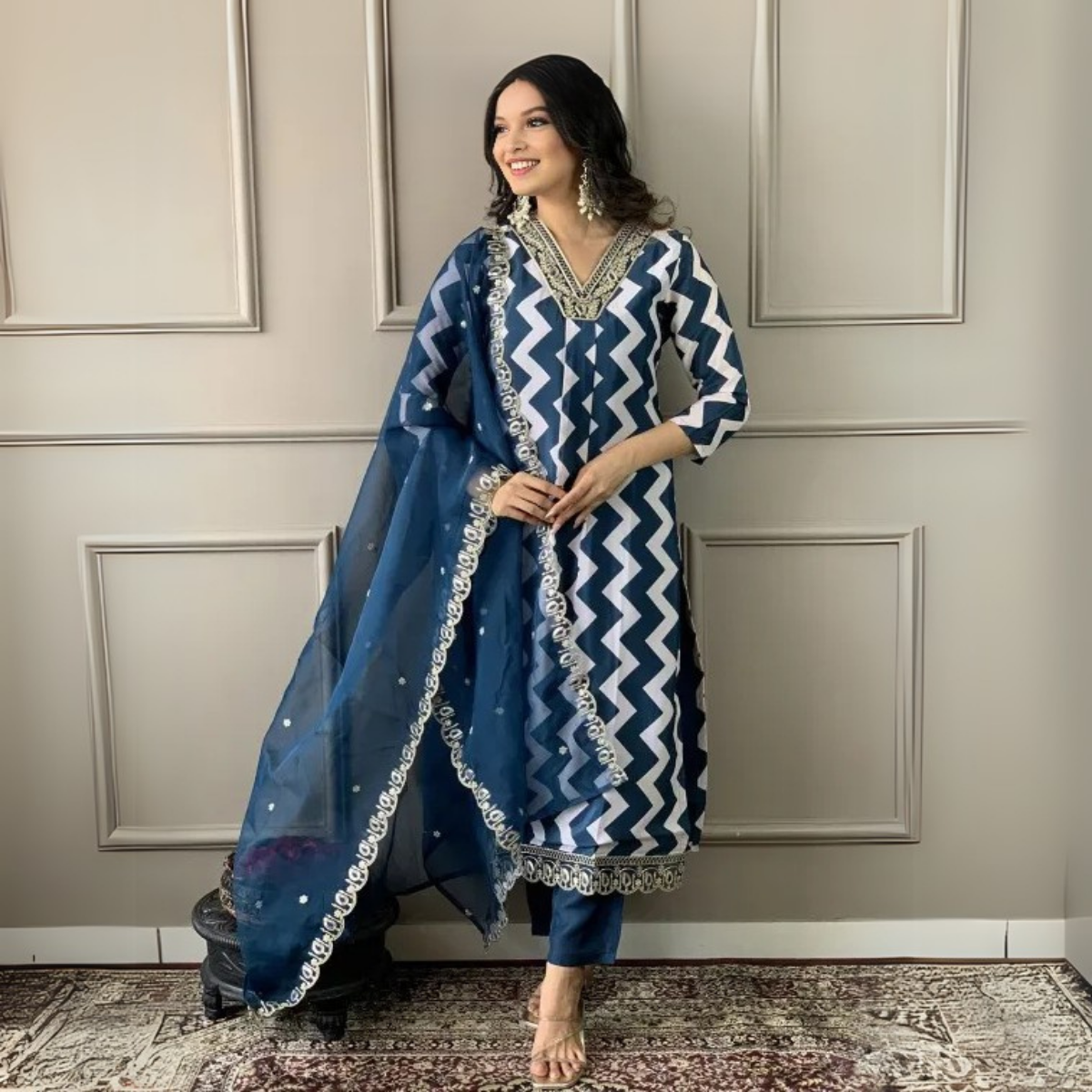 3 Combo Pack | Women’s Suit Set with Dupatta | S-08
