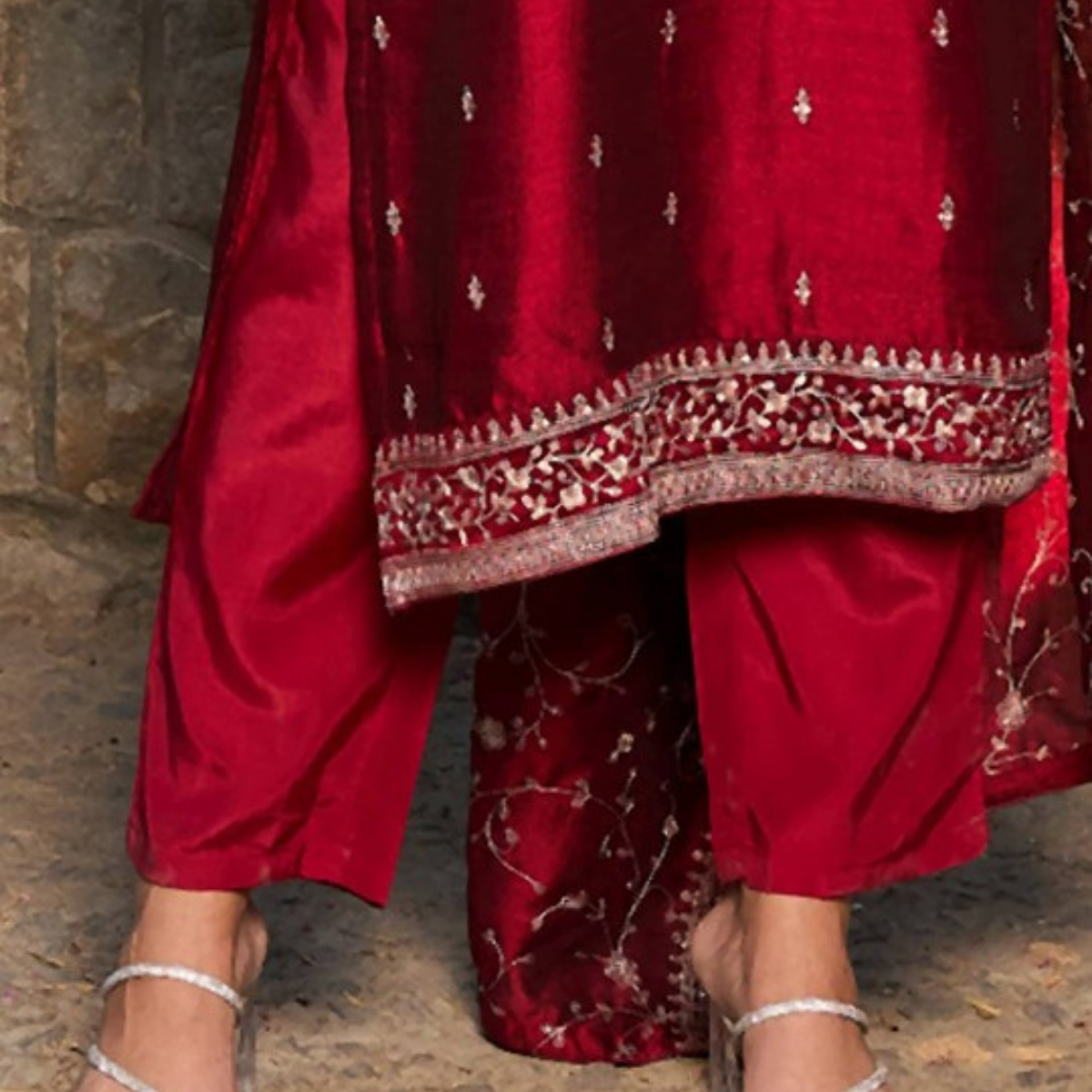 Pack of 3 | Elegant Silk Suit Set for Women | Festive & Party Wear | SS-02