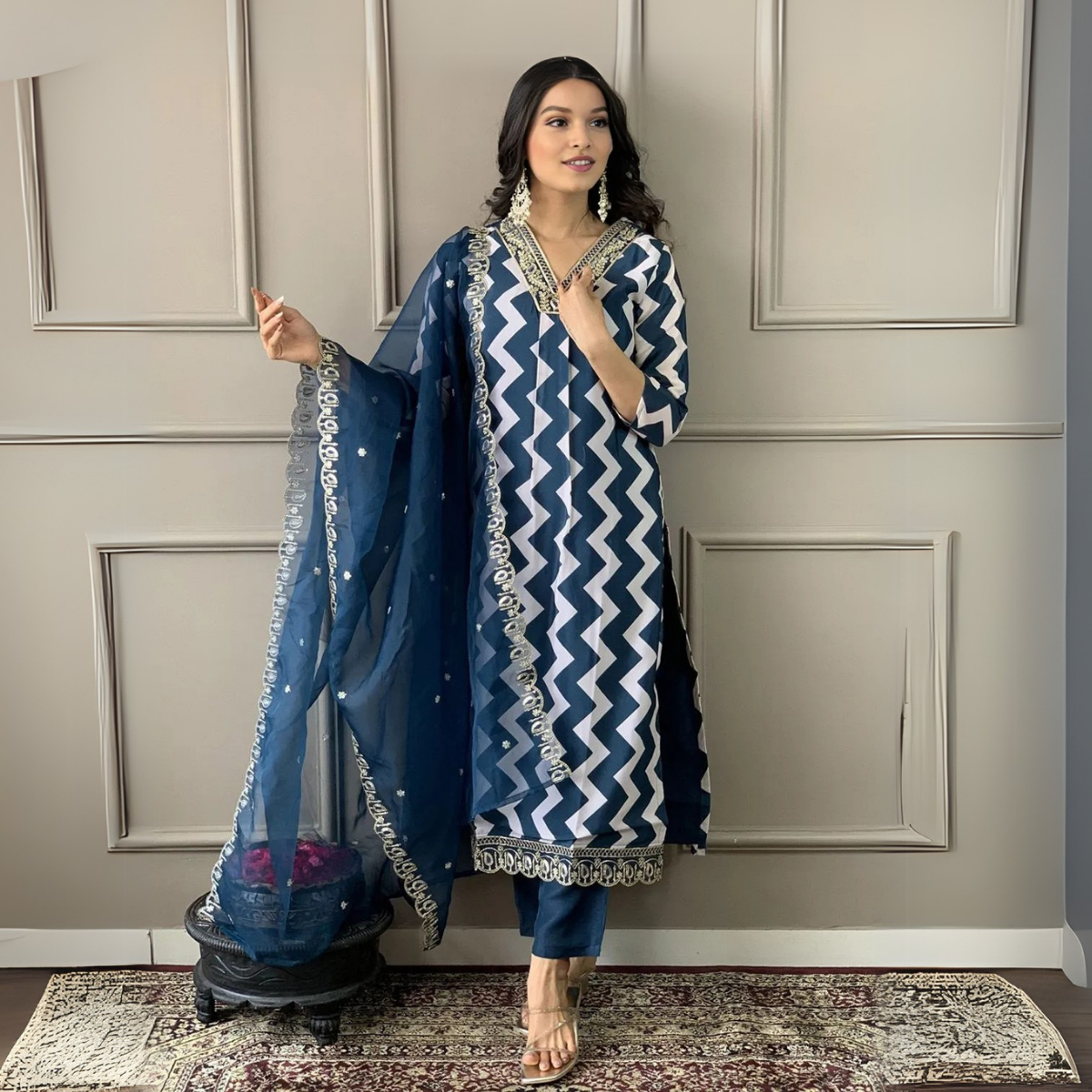 3 Combo Pack | Women’s Suit Set with Dupatta | S-08