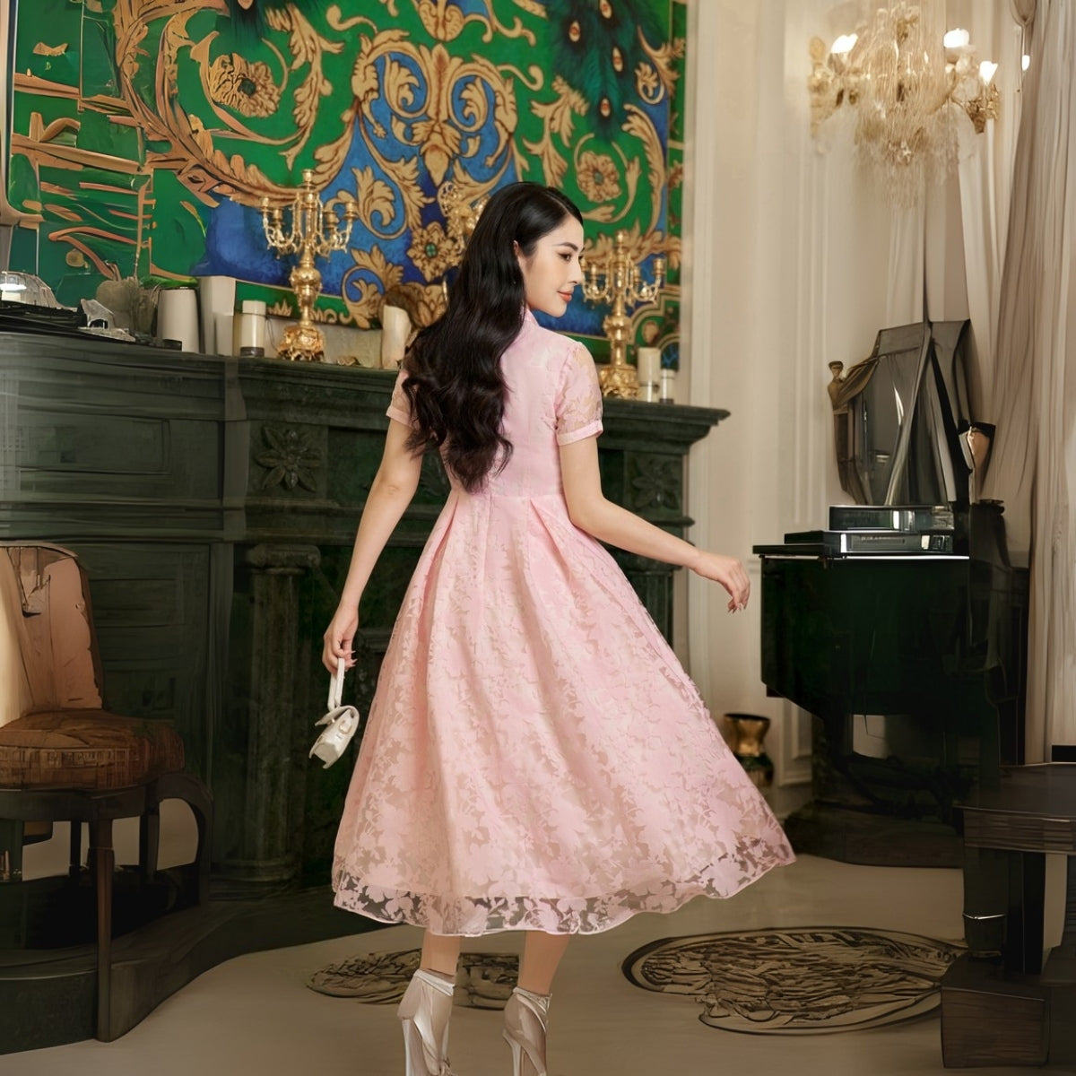 Pack of 3 Fashionable High-Low Hem Western Dress for Evening Celebrations | WD -04