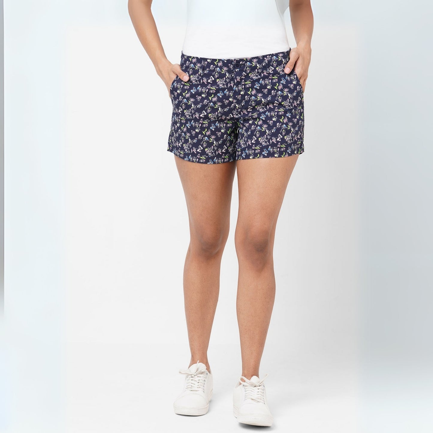 Pack Of 4 | Modern Llifestyles Regular Fit Cotton Shorts for Women | C-093