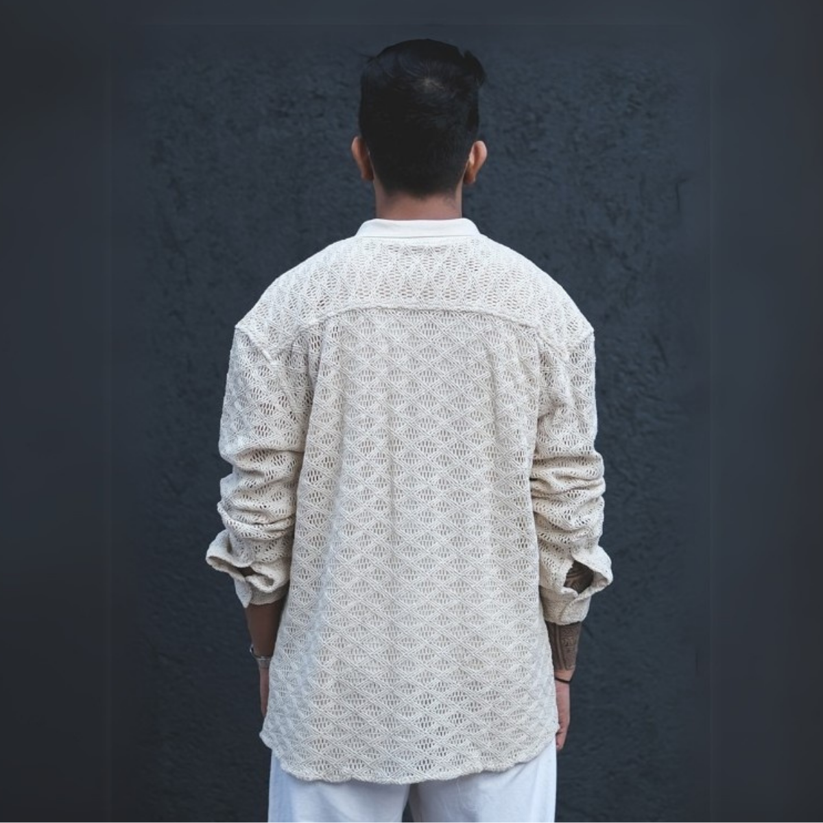 2-Pack Men’s Crochet Shirts | Lightweight and Trendy | CR-03