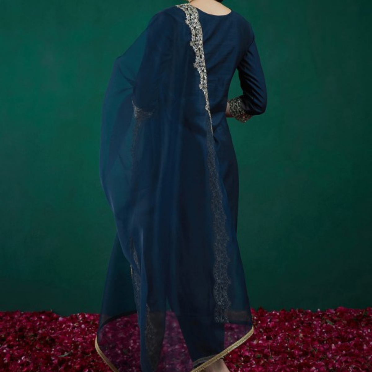 Pack of 3 | Elegant Silk Suit Set for Women | Festive & Party Wear | SS-02