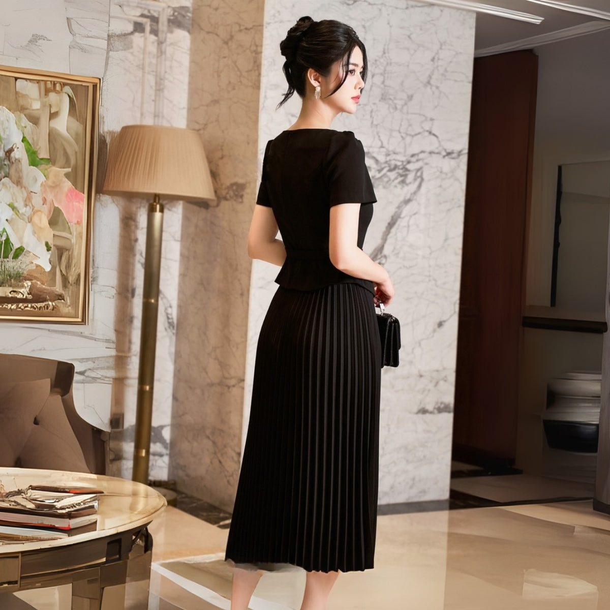 Pack of 3 Fashionable High-Low Hem Western Dress for Evening Celebrations | WD -05