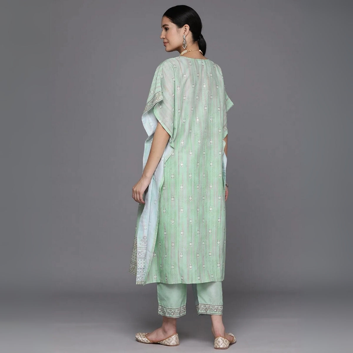 Stylish Kaftan Kurta and Pant Combo for Every Occasion | K-10