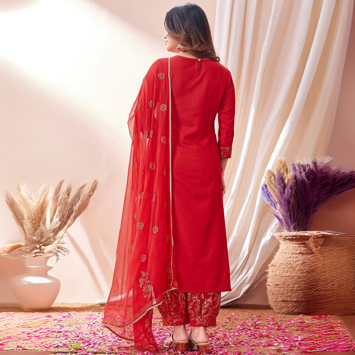 3 Combo Pack | Women’s Suit Set with Dupatta | S-08