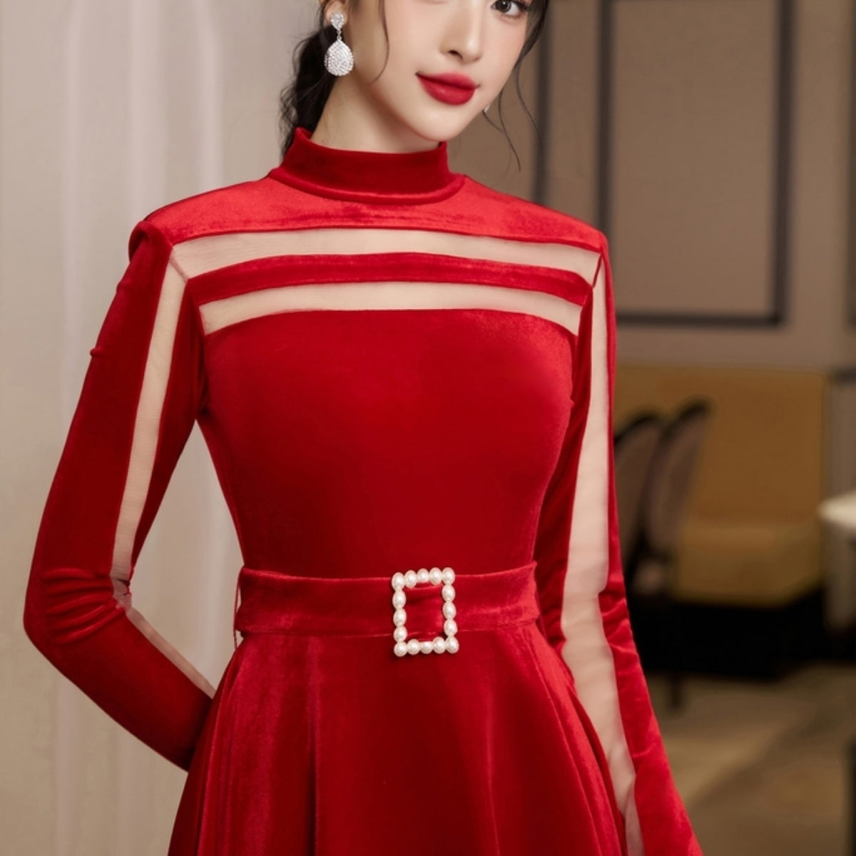 Pack of 3 Fashionable High-Low Hem Western Dress for Evening Celebrations | WD -10