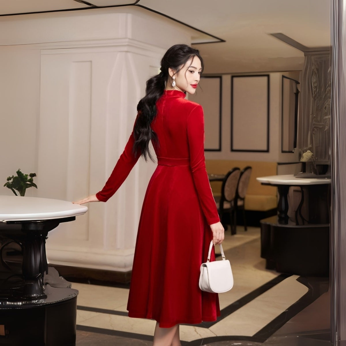 Pack of 3 Fashionable High-Low Hem Western Dress for Evening Celebrations | WD -10