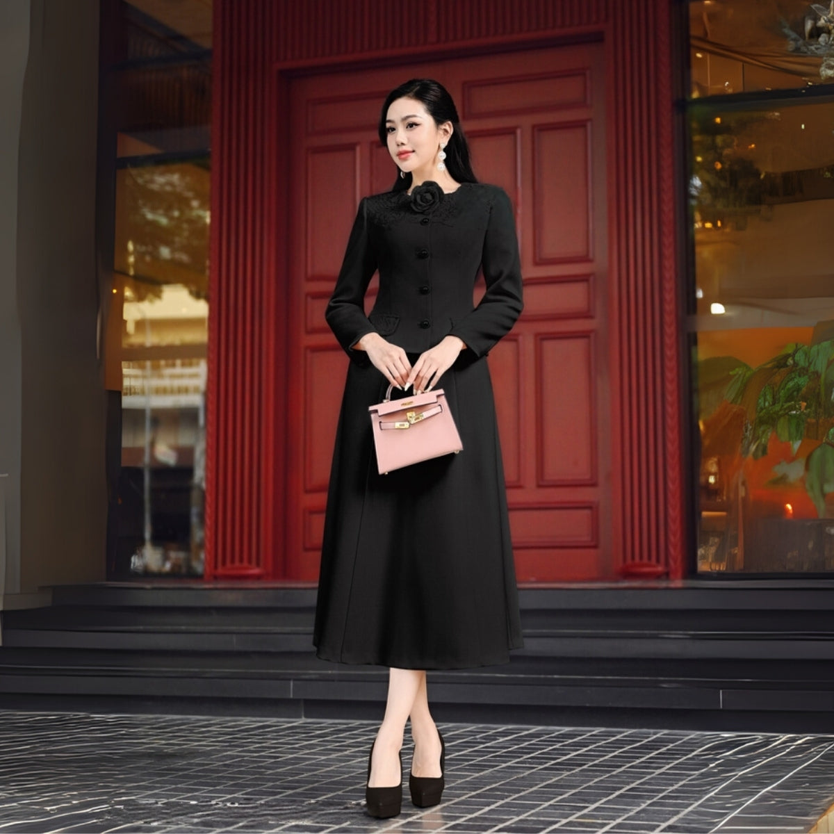 Pack of 3 Fashionable High-Low Hem Western Dress for Evening Celebrations | WD -09