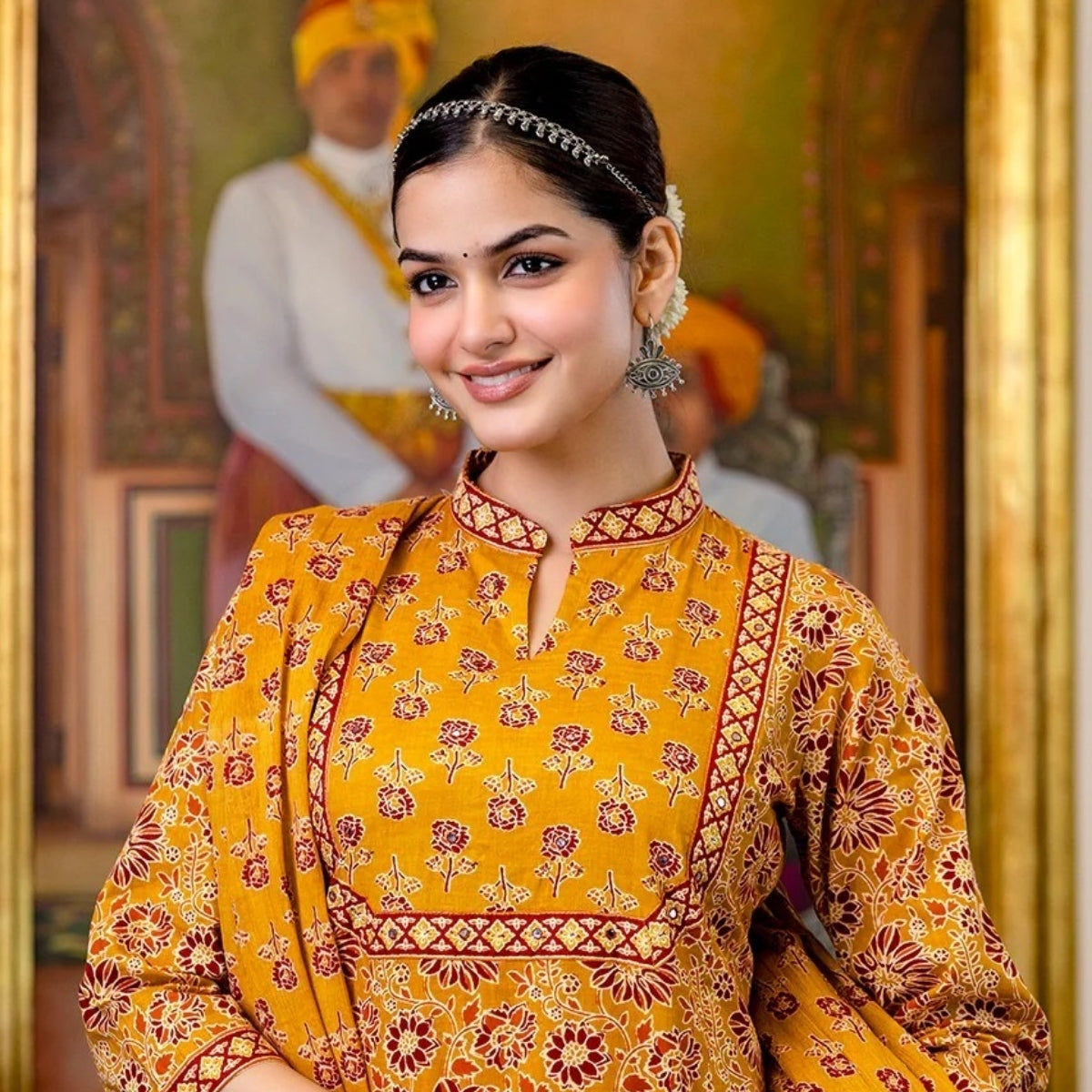3 Combo Soft Cotton Kurta with Stylish Printed Pants Set For Daily Wear | KSP-06