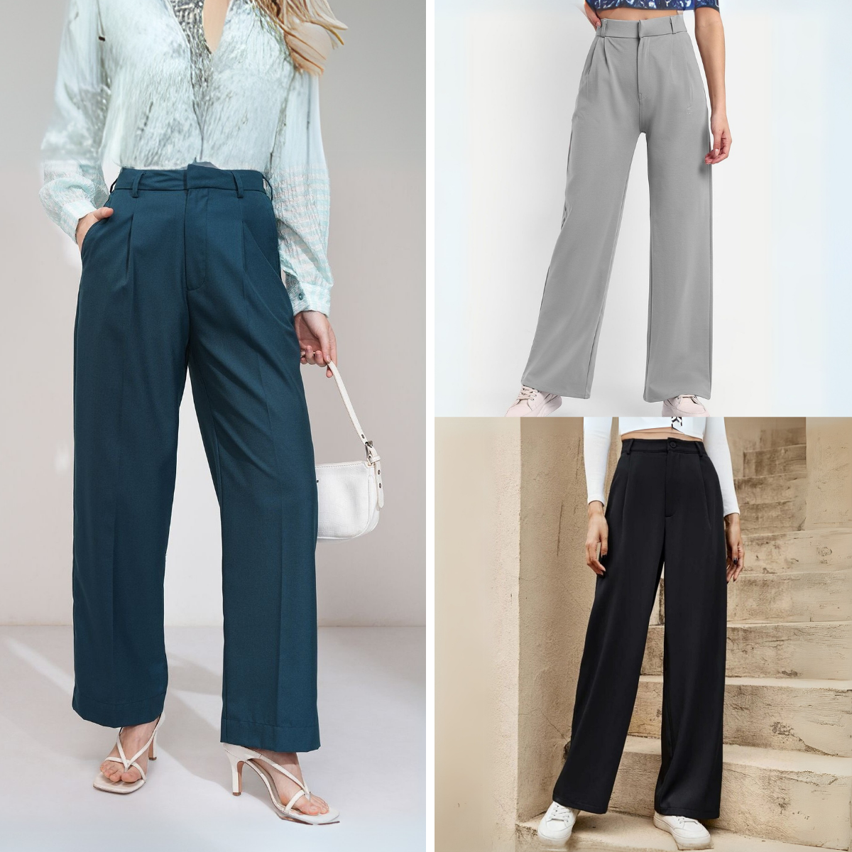 3-Pack of Women’s Trousers & Formal Pants (TF-04)