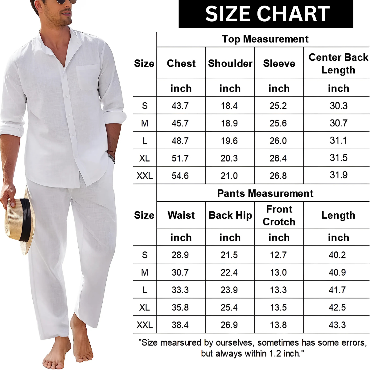 Exclusive Sale on Men’s Linen Shirts and Pants | Elevate Your Summer Style | LS-01