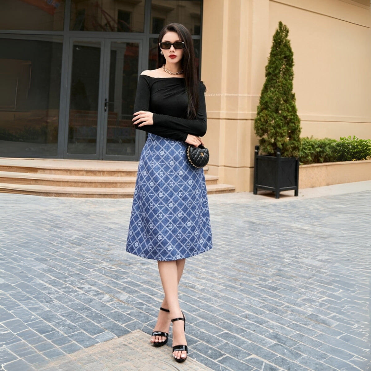 Pack of 3 Fashionable High-Low Hem Western Dress for Evening Celebrations | WD -09