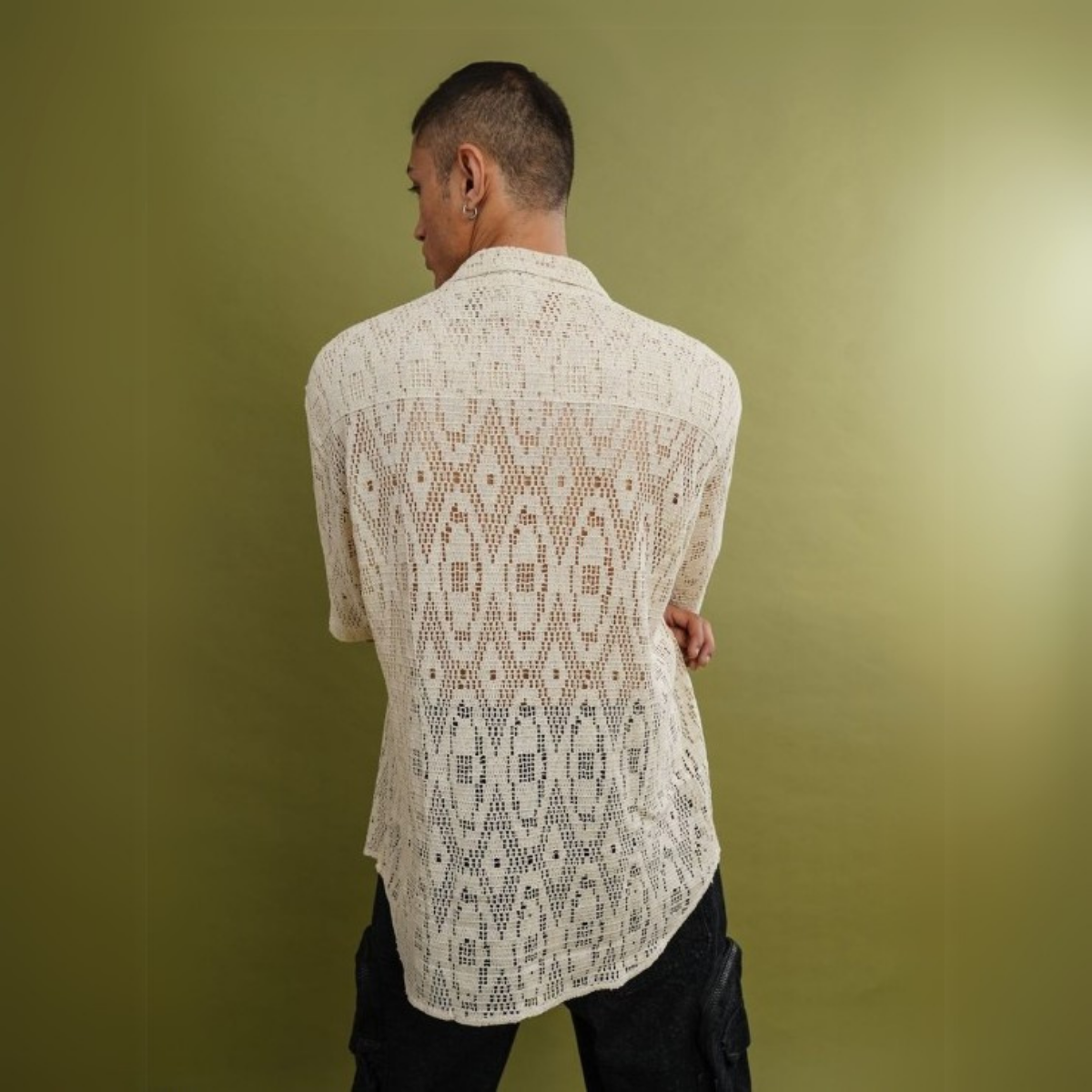 2-Pack Men’s Crochet Shirts | Lightweight and Trendy | CR-04