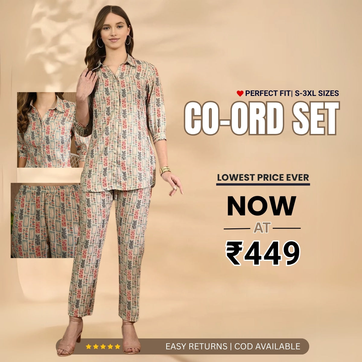 Trendy Women’s Co-ord Sets – Grab Yours on Sale Today | CS-05