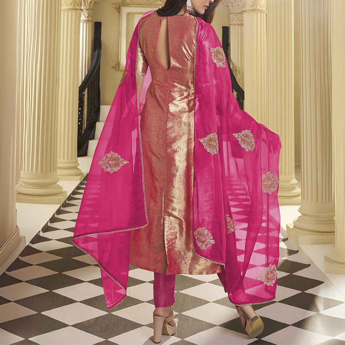 3 Combo Pack | Women’s Suit Set with Dupatta | S-06