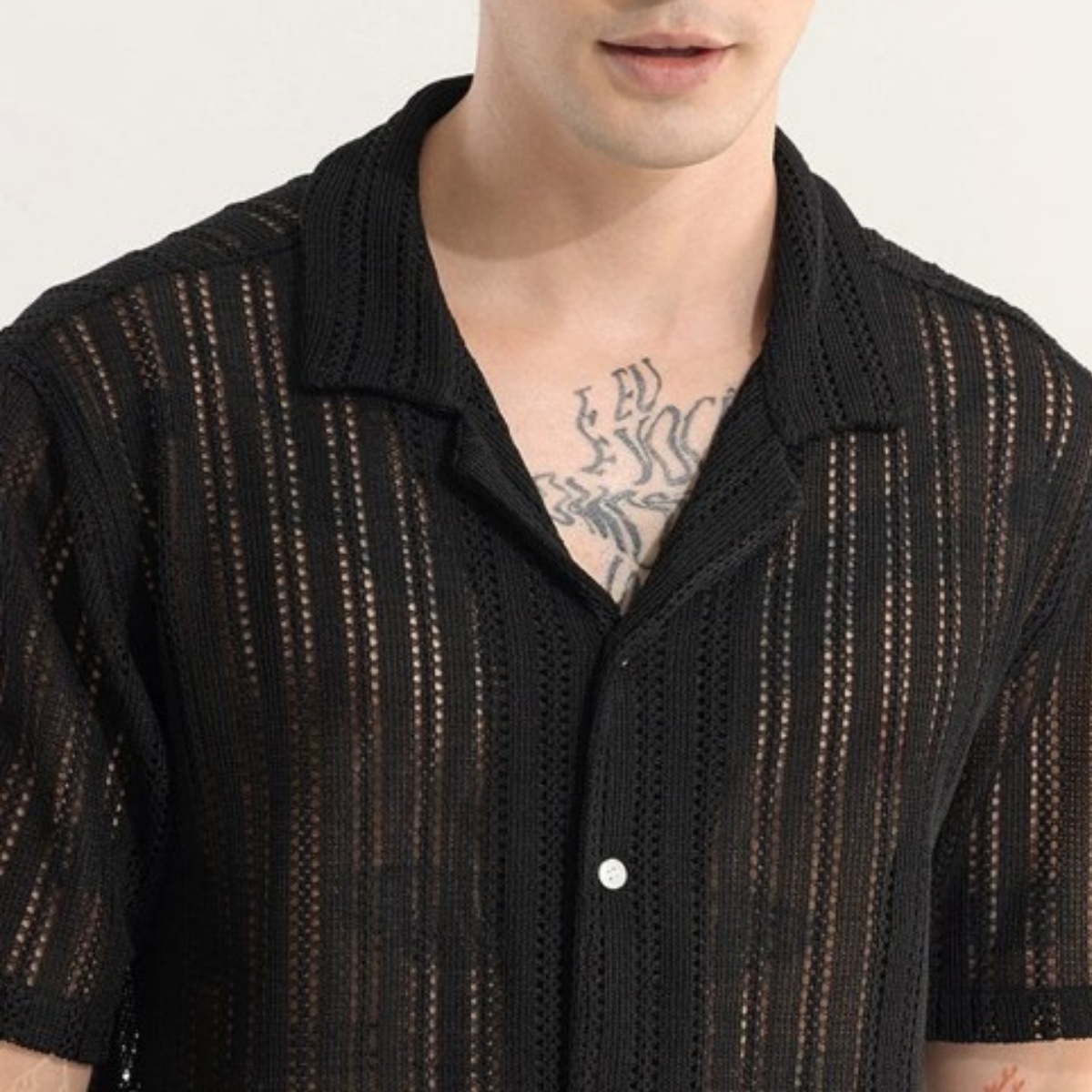 2-Pack Men’s Crochet Shirts | Lightweight and Trendy | CR-06