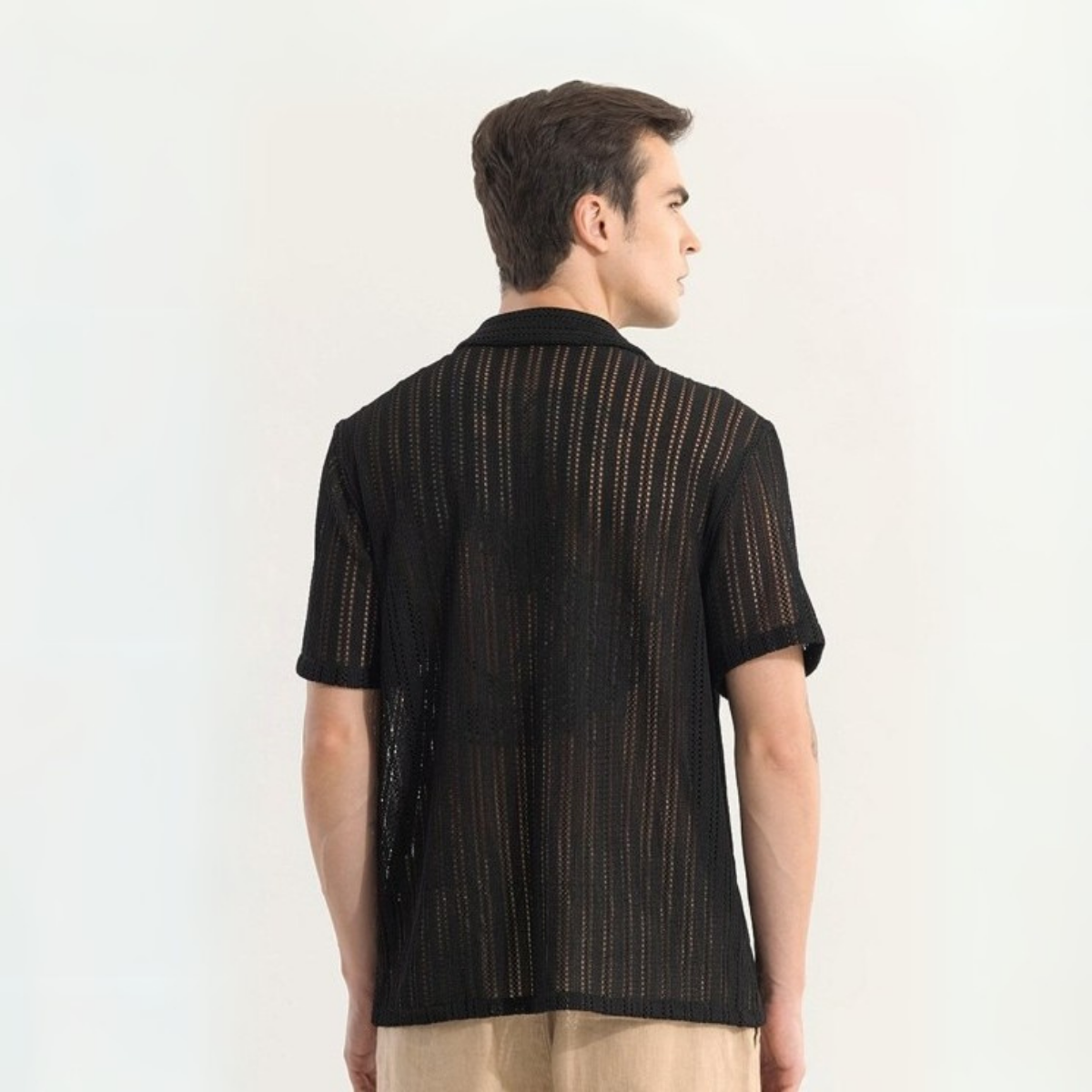 2-Pack Men’s Crochet Shirts | Lightweight and Trendy | CR-06