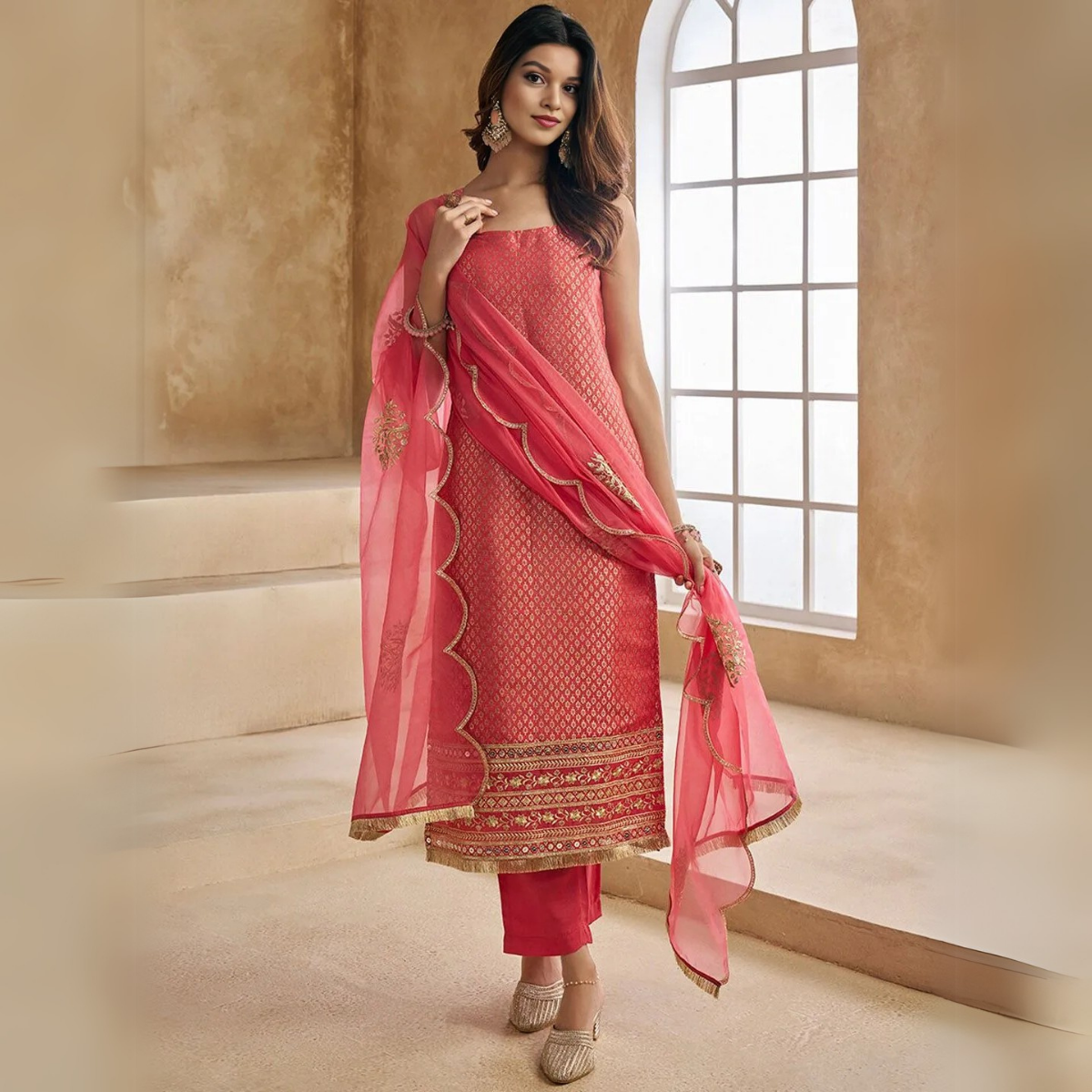 3 Combo Pack | Women’s Suit Set with Dupatta | S-06