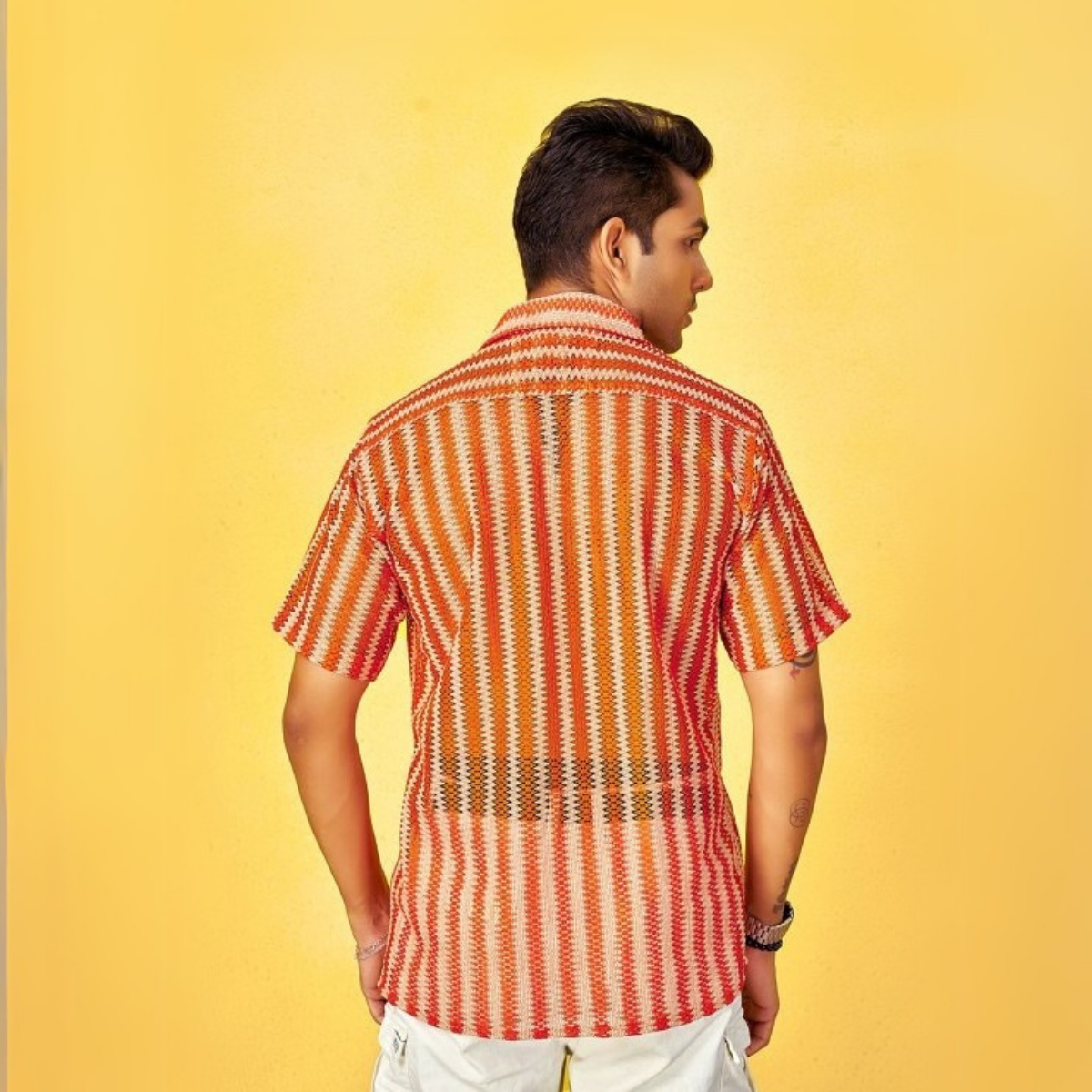 2-Pack Men’s Crochet Shirts | Lightweight and Trendy | CR-05