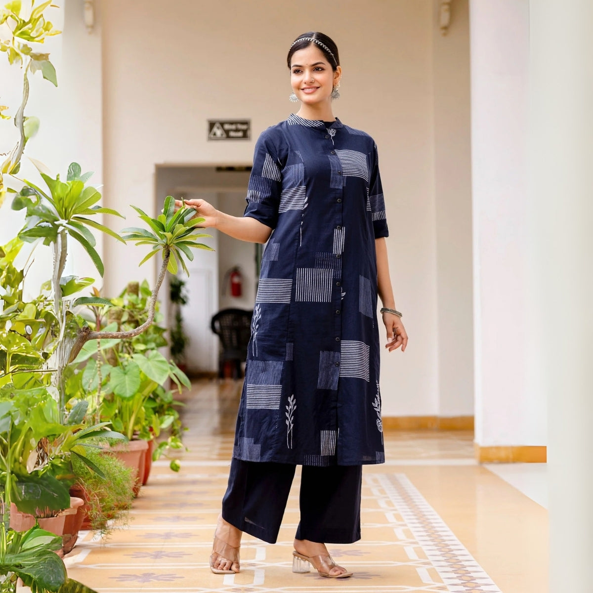3 Combo Soft Cotton Kurta with Stylish Printed Pants Set For Daily Wear | KSP-10