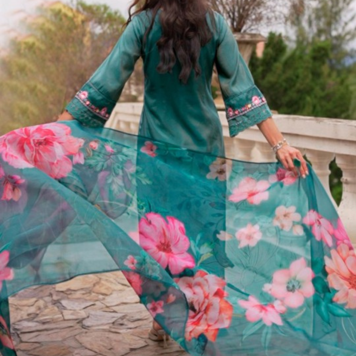 Pack of 3 | Elegant Silk Suit Set for Women | Festive & Party Wear | SS-02