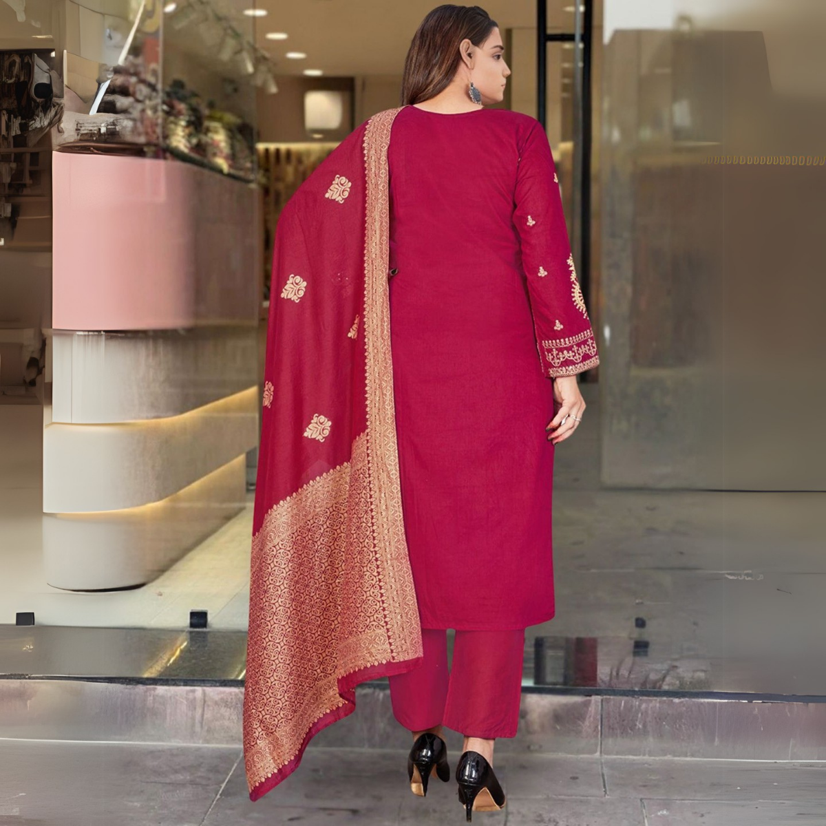 3 Combo Pack | Women’s Suit Set with Dupatta | S-01