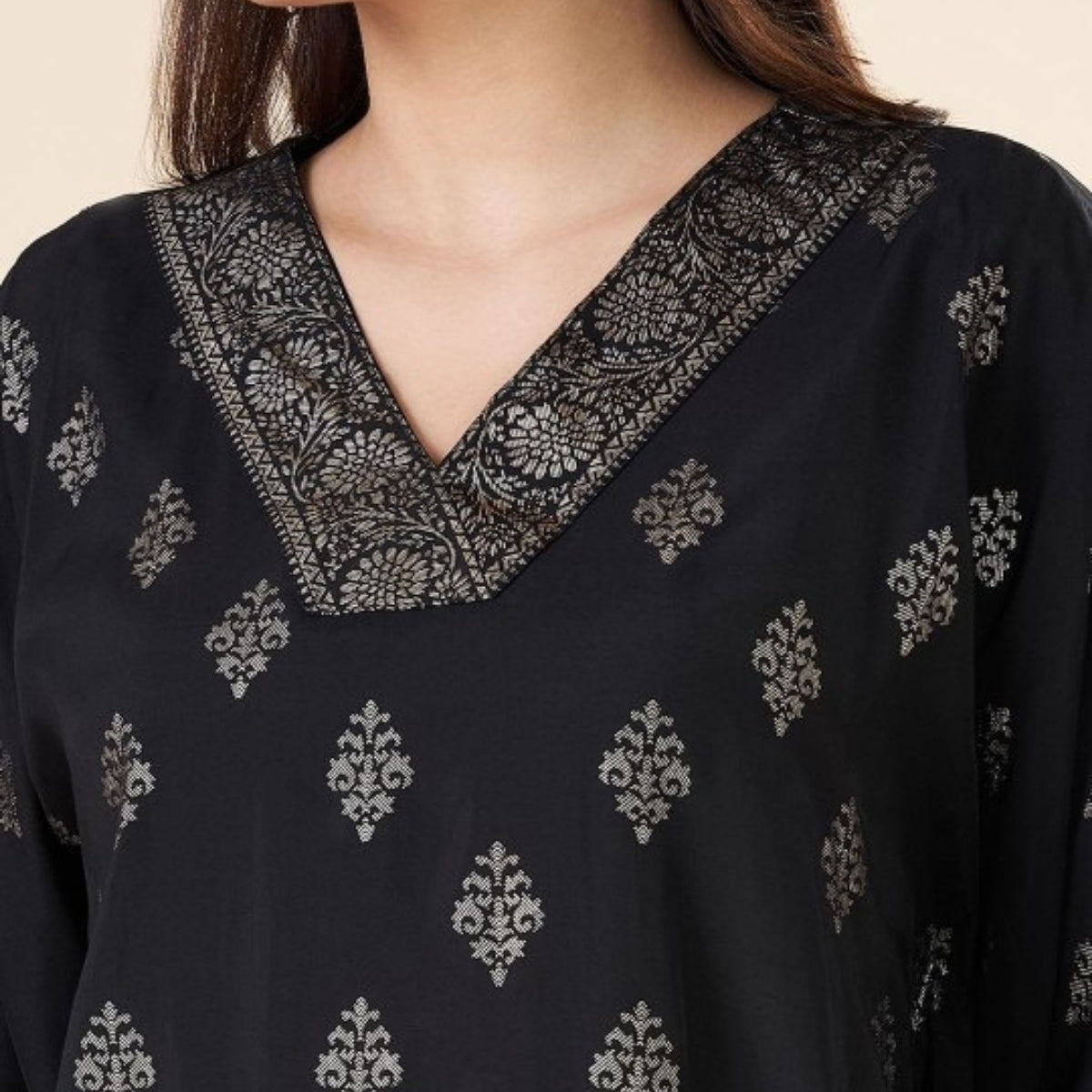 Stylish Kaftan Kurta and Pant Combo for Every Occasion | K-08