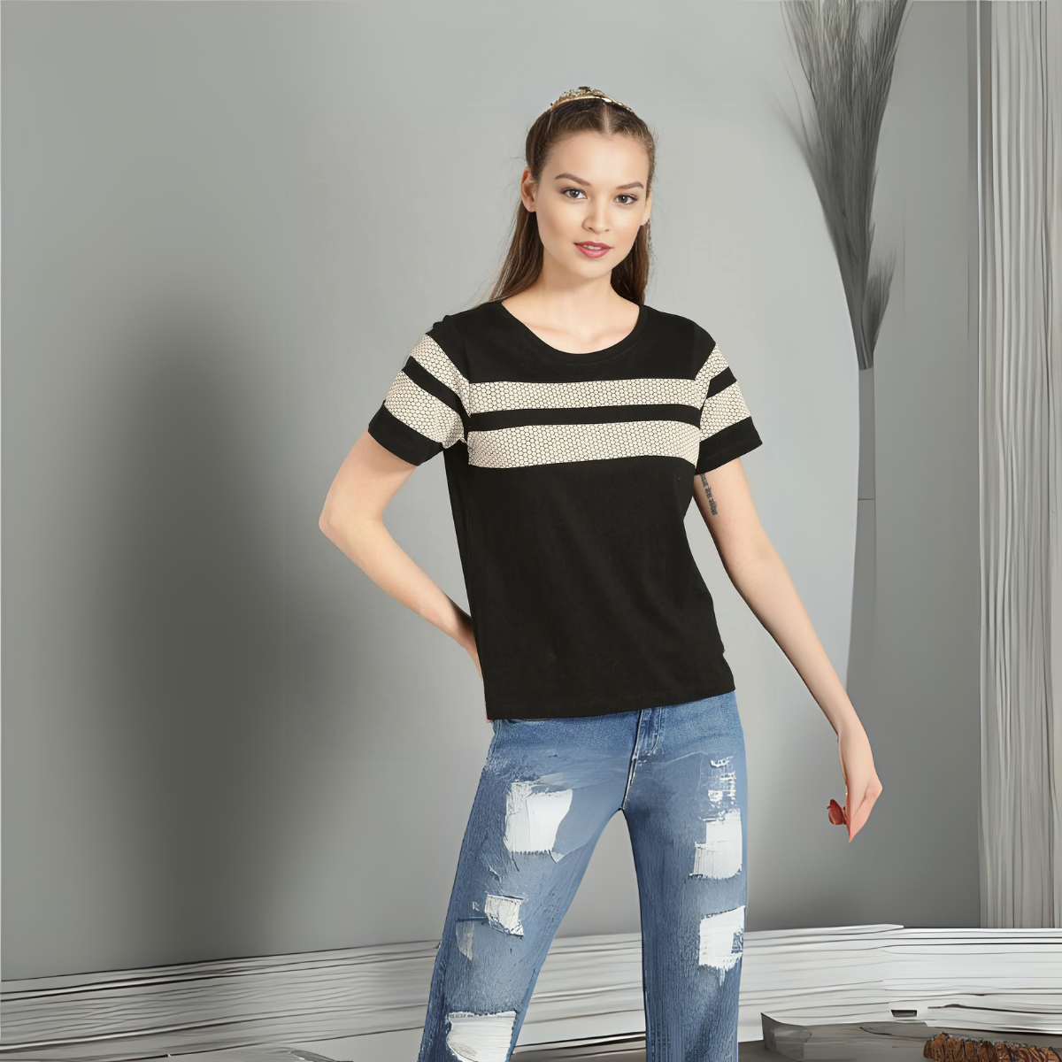 4 Combo Women T-Shirts | Stylish, Comfortable, and Versatile Wardrobe Essentials (TSN-09)