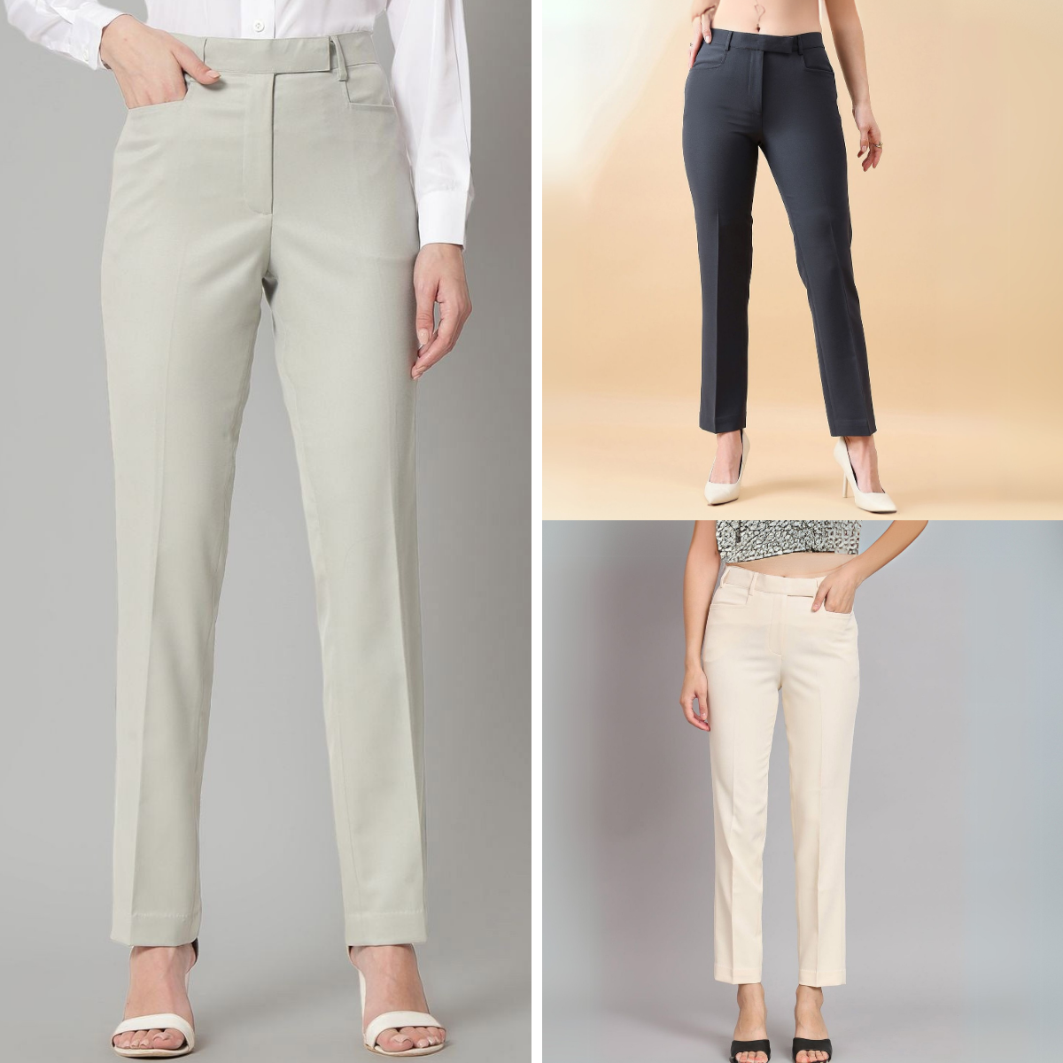 3-Pack of Women’s Trousers & Formal Pants (TF-08)