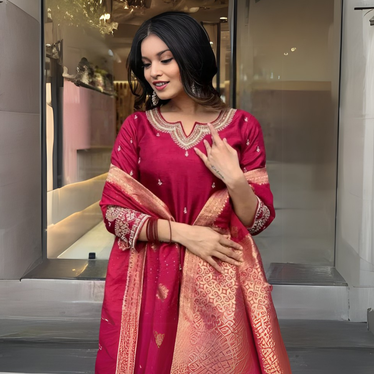3 Combo Pack | Women’s Suit Set with Dupatta | S-01