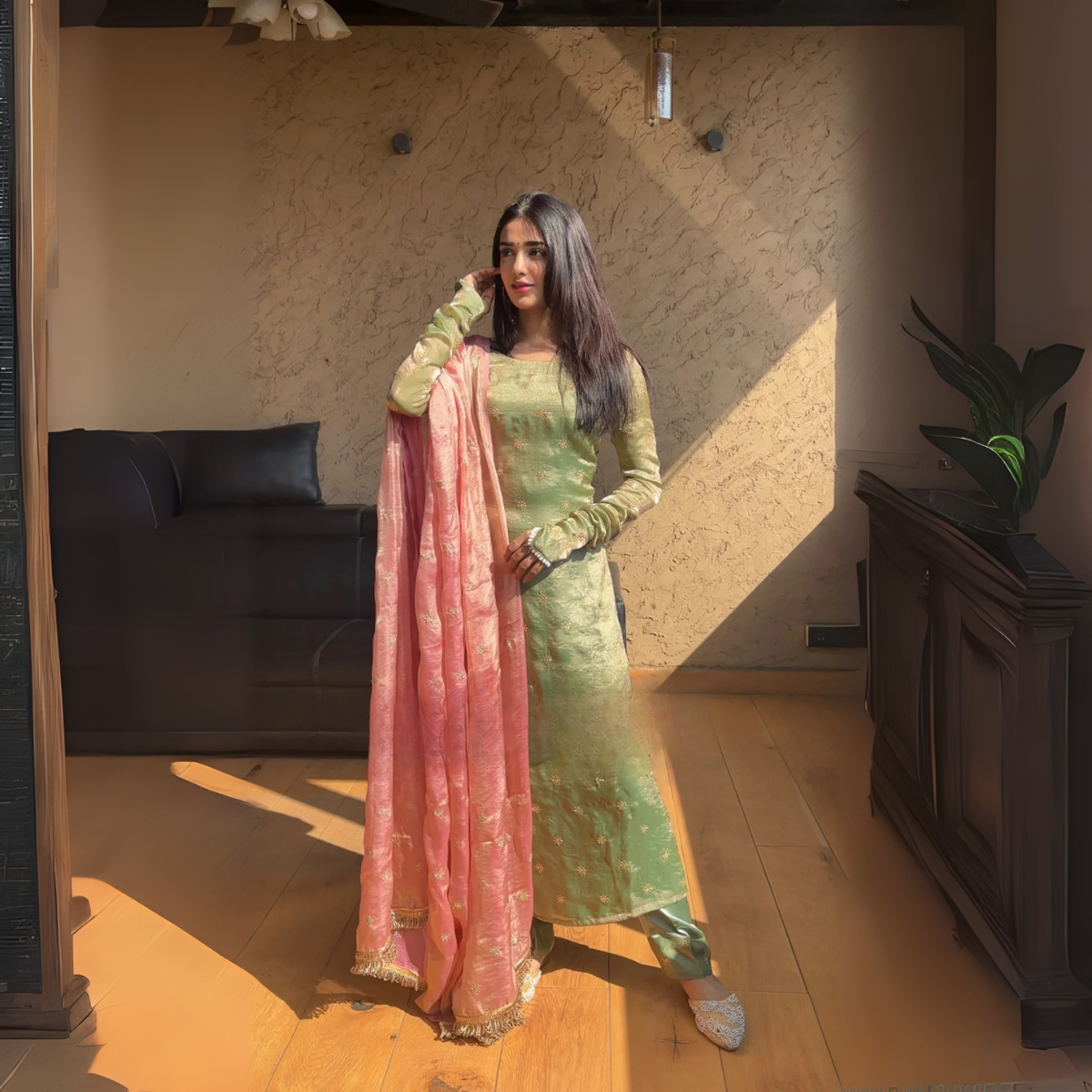 Embrace Elegance with Our 3-Piece Adjustable Kurti, Pant & Dupatta Set | PACK OF 3 | AK-05