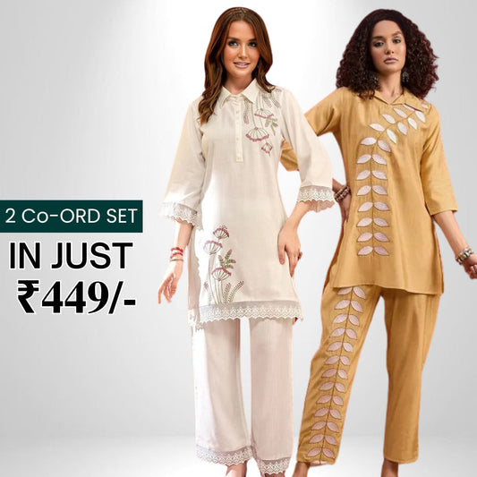 2-Pack Combo Double the Style with Our Co-Ord Set | C-138