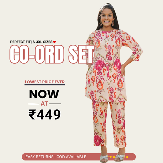 Trendy Women’s Co-ord Sets – Grab Yours on Sale Today | CS-11