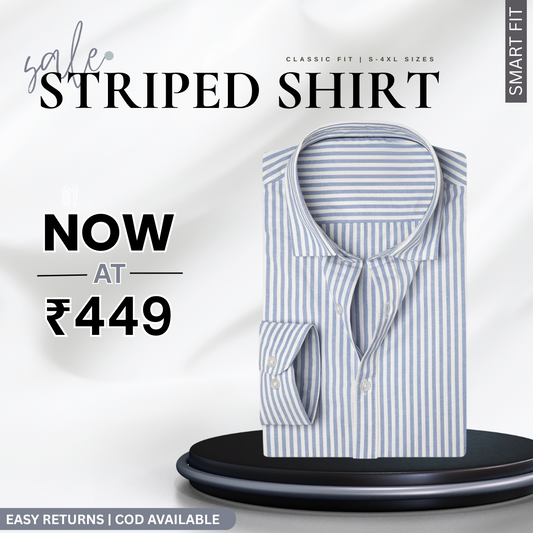 Men’s Formal Shirt Sale – Elevate Your Office Style | Flexible Cotton Shirts | OS-12