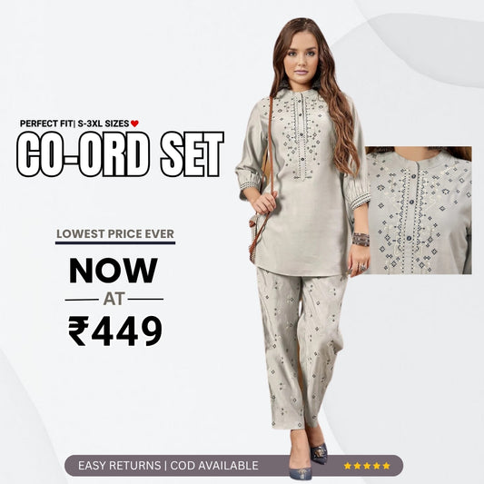 Trendy Women’s Co-ord Sets – Grab Yours on Sale Today | CS-13