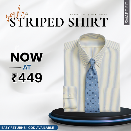 Men’s Formal Shirt Sale – Elevate Your Office Style | Flexible Cotton Shirts | OS-13
