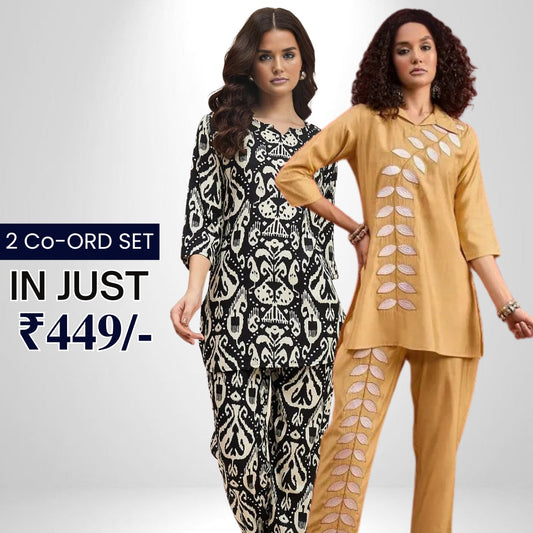 2-Pack Combo Double the Style with Our Co-Ord Set | C-141
